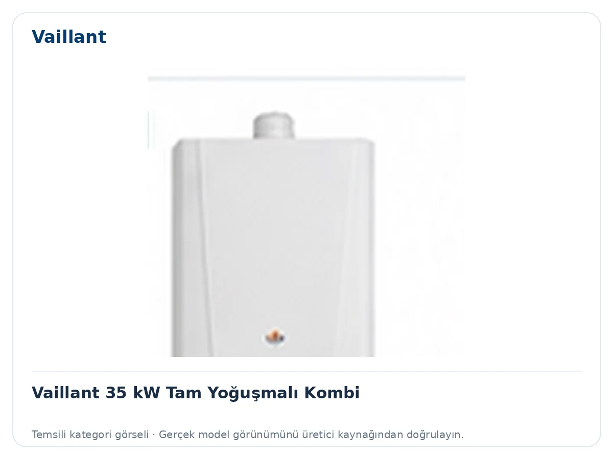 Vaillant 35 kW Tam Yoğuşmalı Kombi için temsili ürün görseli