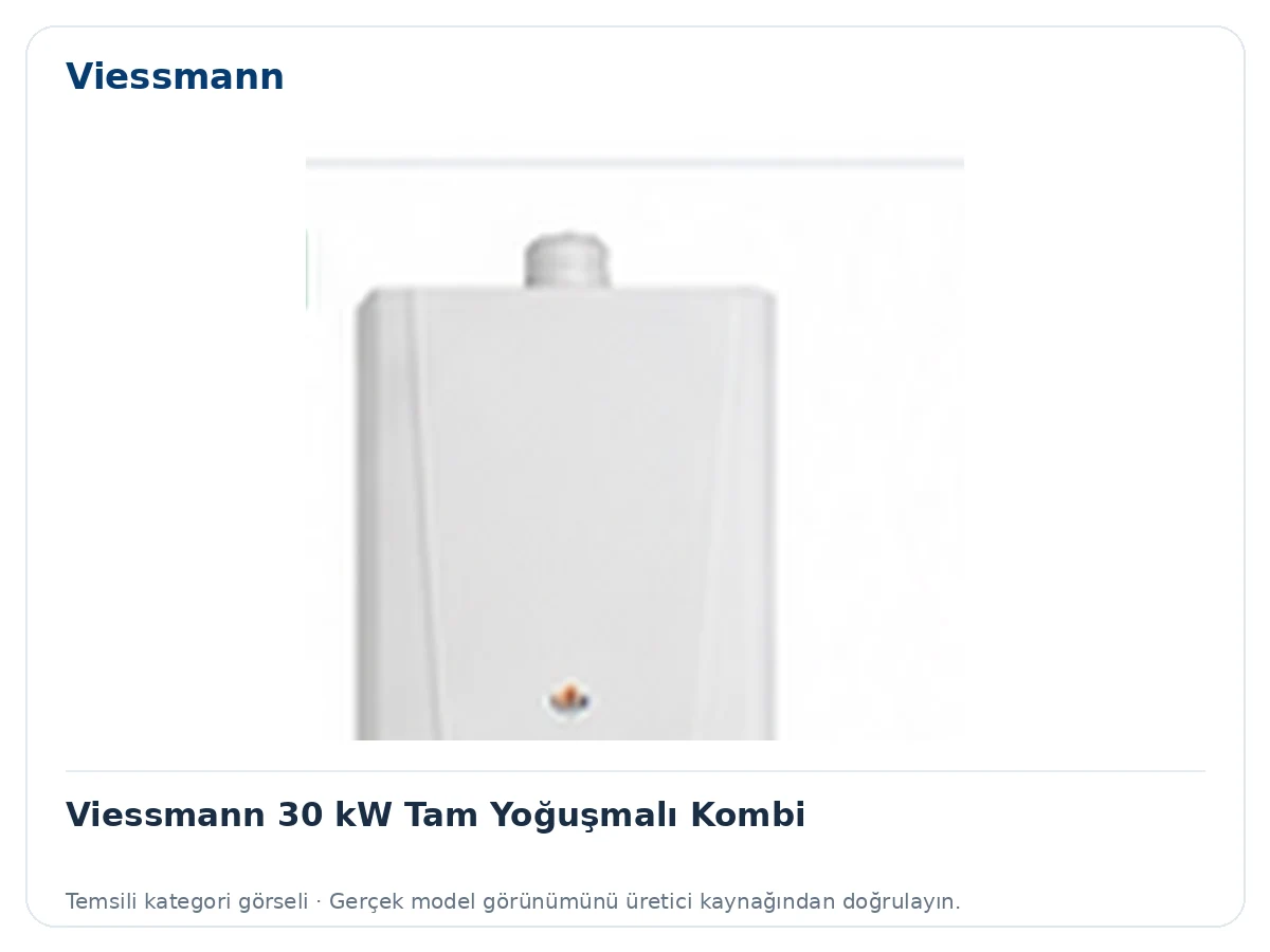Viessmann 30 kW Tam Yoğuşmalı Kombi için temsili ürün görseli