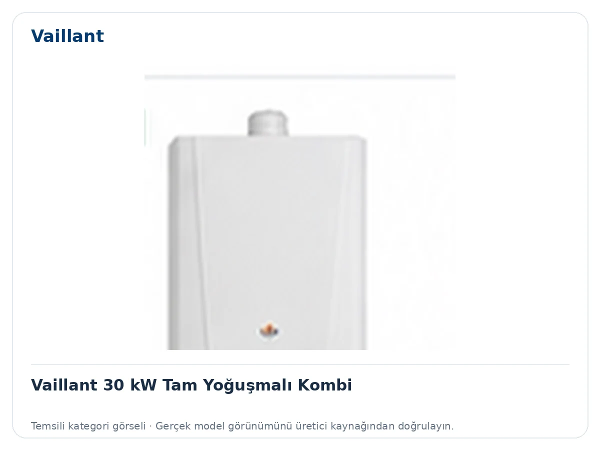Vaillant 30 kW Tam Yoğuşmalı Kombi için temsili ürün görseli