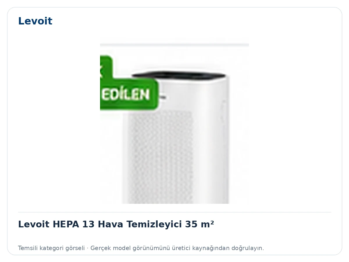 Levoit HEPA 13 Hava Temizleyici 35 m² için temsili ürün görseli