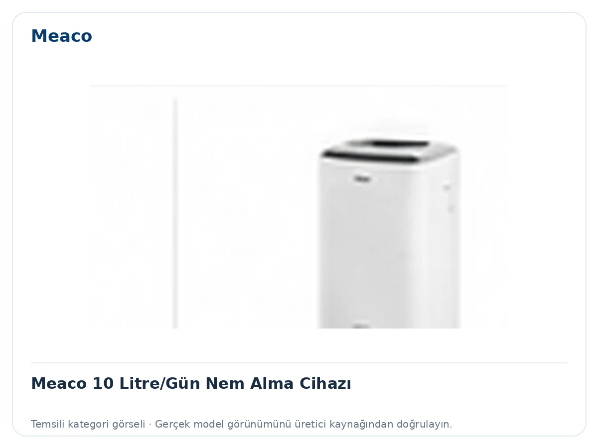 Meaco 10 Litre/Gün Nem Alma Cihazı için temsili ürün görseli