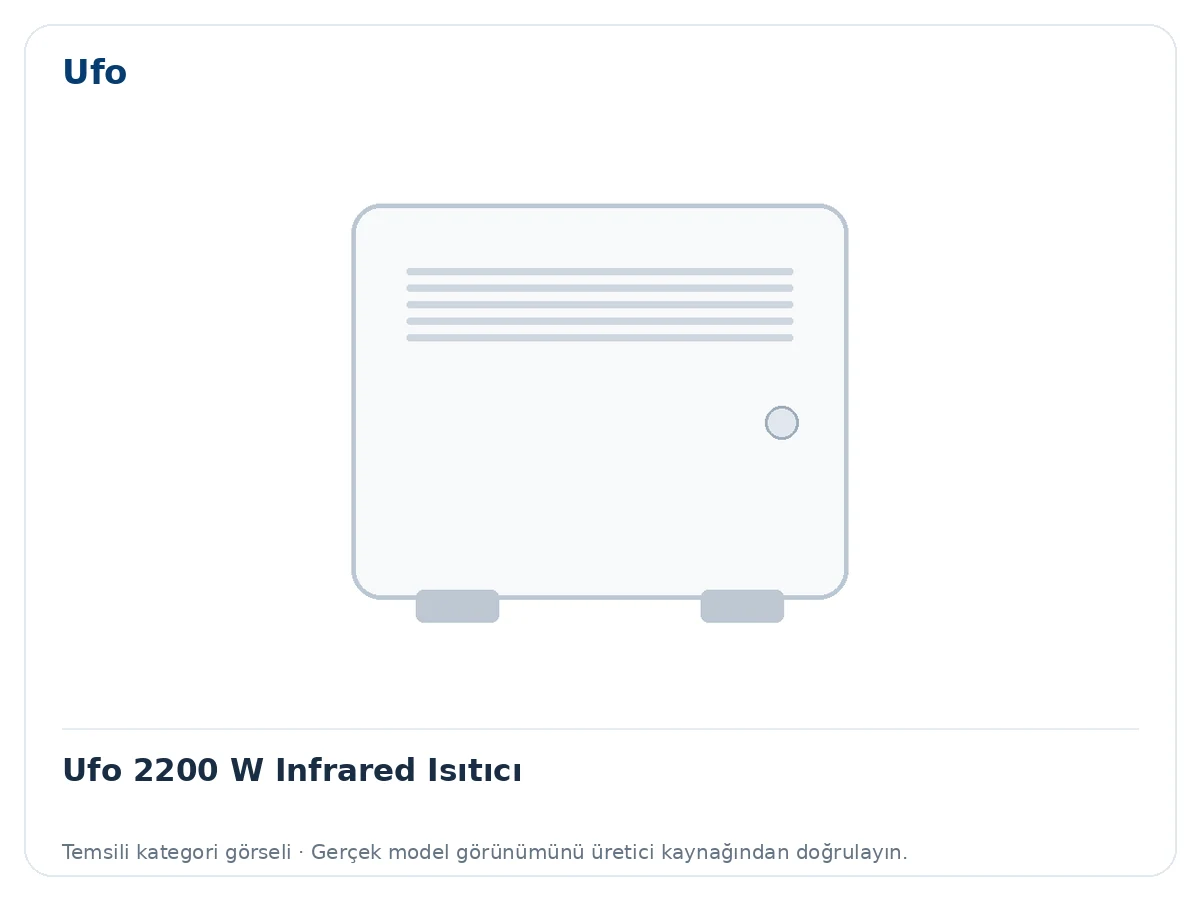 Ufo 2200 W Infrared Isıtıcı için temsili ürün görseli