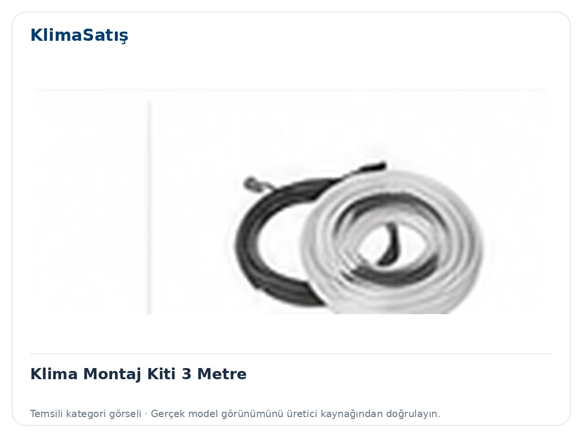 Klima Montaj Kiti 3 Metre için temsili ürün görseli