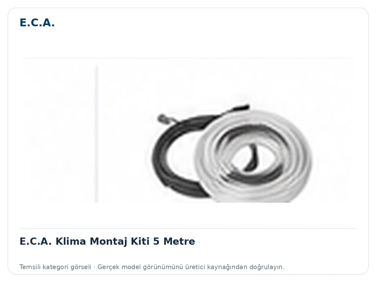 E.C.A. Klima Montaj Kiti 5 Metre için temsili ürün görseli