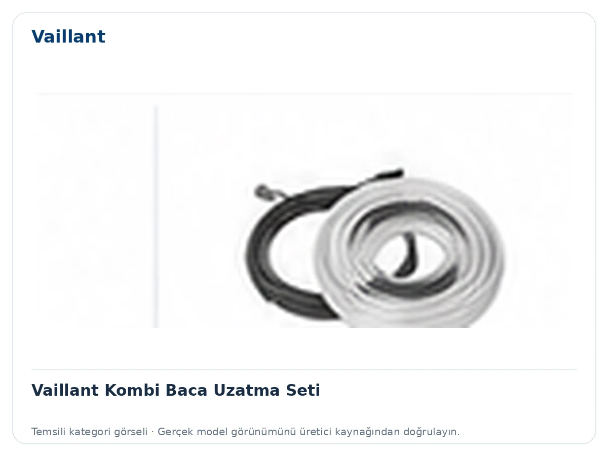 Vaillant Kombi Baca Uzatma Seti için temsili ürün görseli