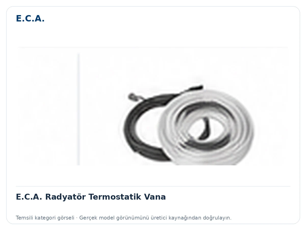 E.C.A. Radyatör Termostatik Vana için temsili ürün görseli