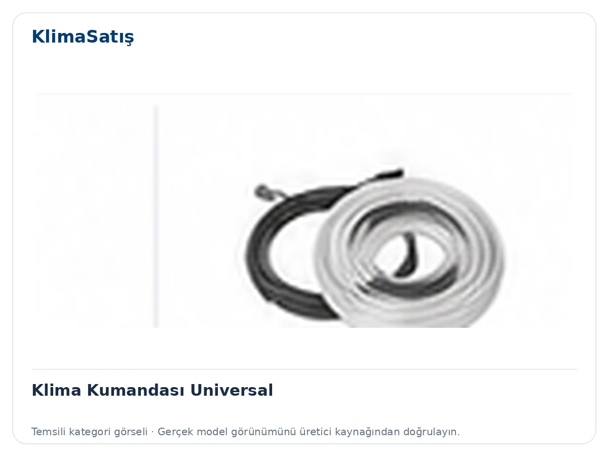 Klima Kumandası Universal için temsili ürün görseli
