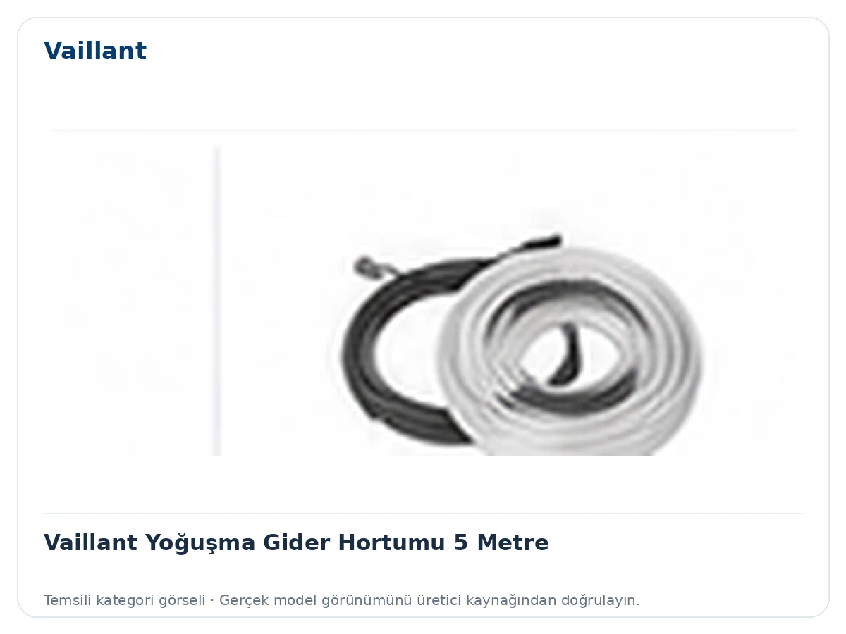Vaillant Yoğuşma Gider Hortumu 5 Metre için temsili ürün görseli